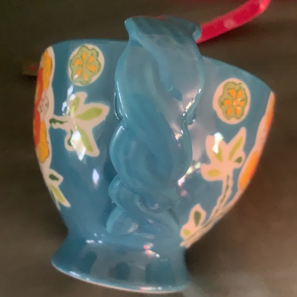 Dutch wax  mug handpainted ceramic - Picture 3 of 7